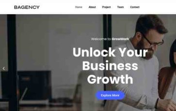 Bagency (wowthemax) - (screenshot desktop)