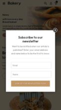 BakeStore (screenshot mobile)