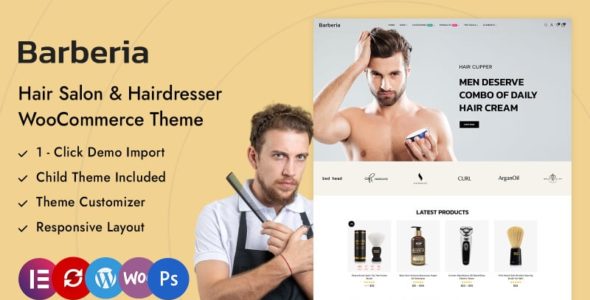 Barberia (TemplateMonster)