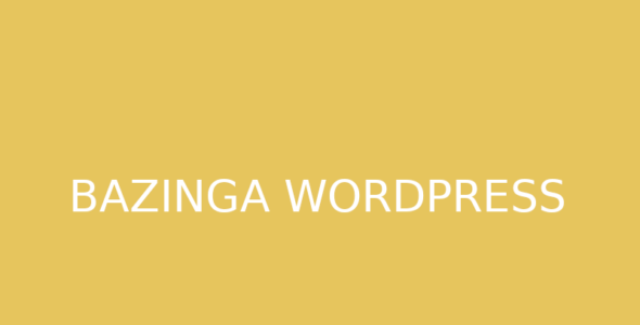 Bazinga (TemplateMonster)