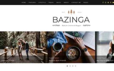 Bazinga (ThemeFactory) - (screenshot desktop)