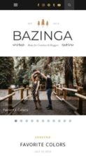 Bazinga (ThemeFactory) - (screenshot mobile)