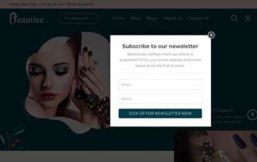 Beautice (WebiBazaar) - (screenshot desktop)