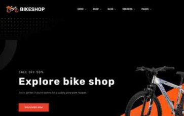 BikeShop (screenshot desktop)