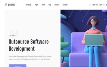 Bitbyte (MWTemplates) - (screenshot desktop)