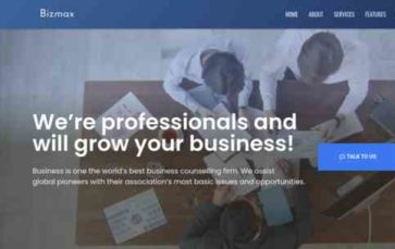 Bizmax (71themes) (screenshot desktop)