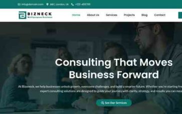 Bizoneck (screenshot desktop)