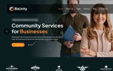 BizUnity (screenshot desktop)