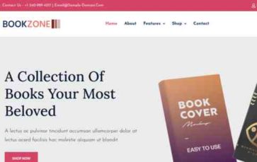 Bookzone (screenshot desktop)
