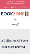 Bookzone (screenshot mobile)