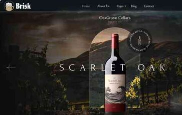 Brisk (WizzyTheme) - (screenshot desktop)