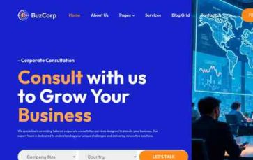 BuzCorp (screenshot desktop)