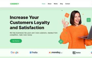 cAgency (screenshot desktop)