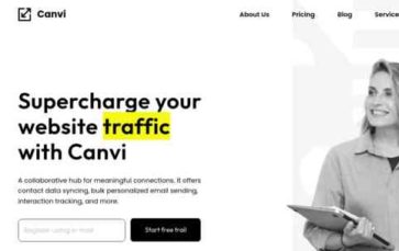 Canvi Pro (screenshot desktop)