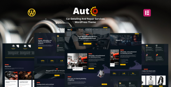 Car Detailing (TemplateMonster)