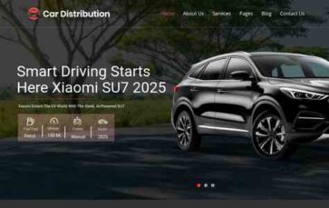 Car Distribution (screenshot desktop)