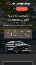 Car Distribution (screenshot mobile)