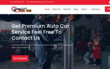 CarHub (screenshot desktop)