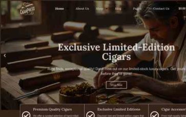CigarPres (screenshot desktop)