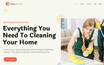 Cleaning Services (Next Dream) (screenshot desktop)