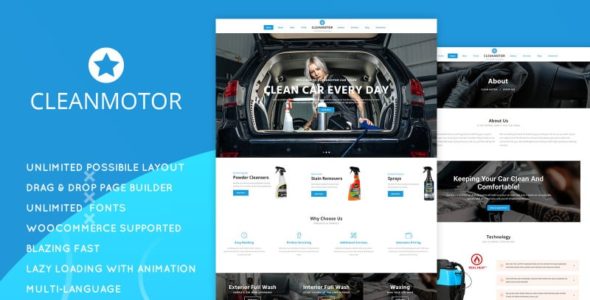 Cleanmotor (TemplateMonster)