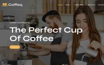 Coffeq (screenshot desktop)
