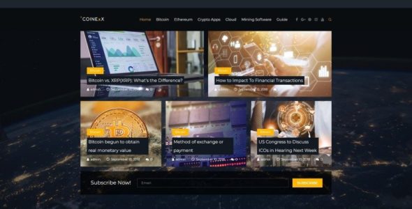 Coinexx (TemplateMonster)