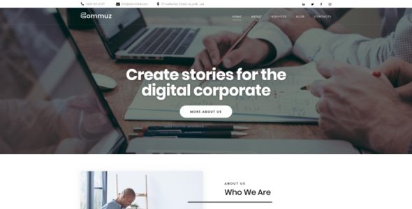 Commuz (TemplateMonster)