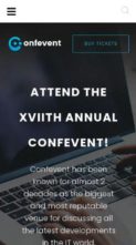 Confevent (screenshot mobile)