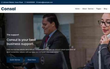 Consal (wpdream) - (screenshot desktop)