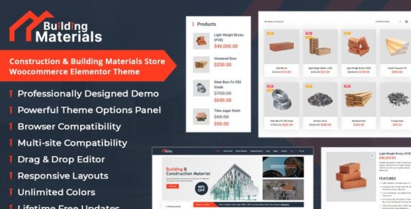 Construction & Building Material (TemplateMonster)