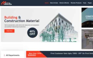 Construction & Building Material (screenshot desktop)