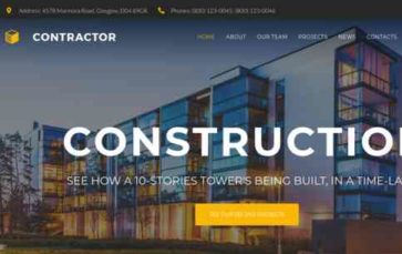 Contractor (Zemez) (screenshot desktop)
