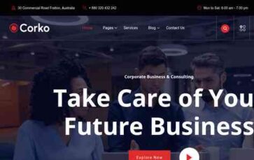 Corko (screenshot desktop)