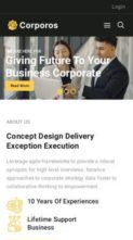 Corporos (screenshot mobile)