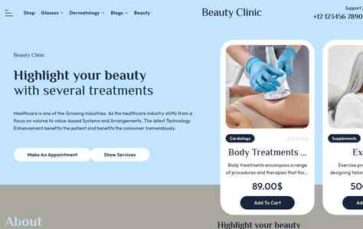 CosmeticsHospitals (screenshot desktop)