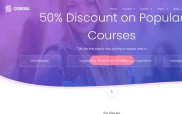 Coursia (screenshot desktop)