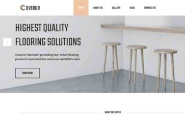 Coverur (screenshot desktop)