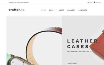 Craftekko (screenshot desktop)