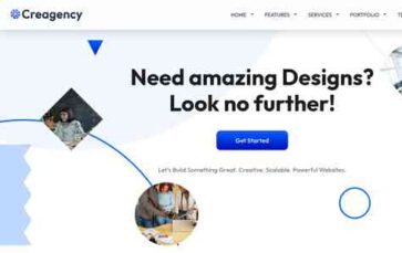 Creagency (screenshot desktop)