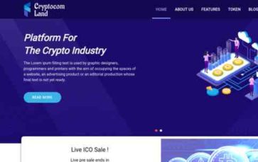 Cryptoland (Marketing Mindz) (screenshot desktop)