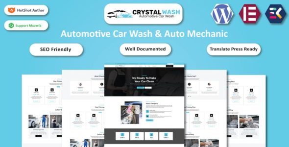 Crystal Wash (TemplateMonster)