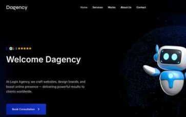 Dagency (wowthemax) - (screenshot desktop)