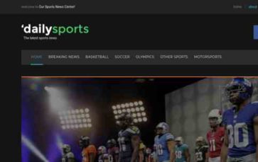 DailySport (screenshot desktop)