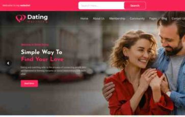 Dating Matching (screenshot desktop)