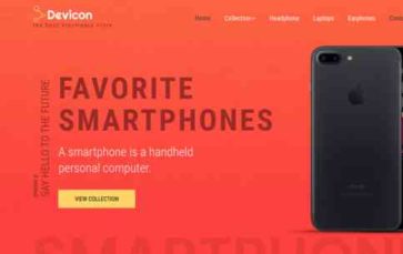 Devicon (screenshot desktop)