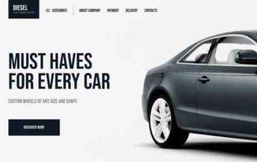 Diesel (screenshot desktop)