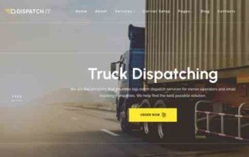 DispatchIT (MWTemplates) - (screenshot desktop)