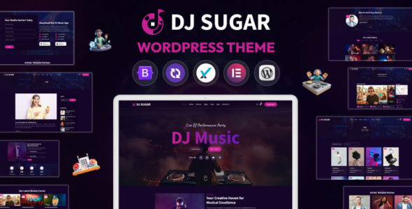 DJ Sugar (TemplateMonster)