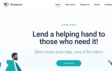 Donatero (screenshot desktop)